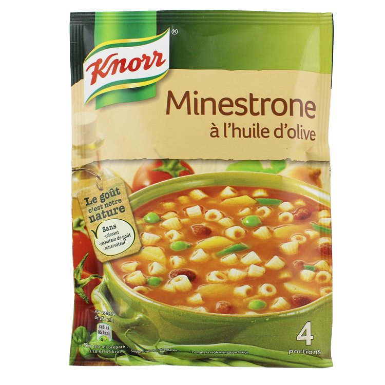 Soupe déshydratée Minestrone Knorr