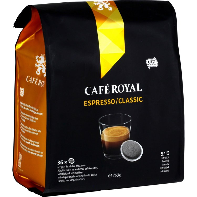 café royal espresso classic dosettes