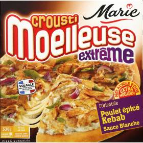 MARIE Pizza poulet épicé kebab