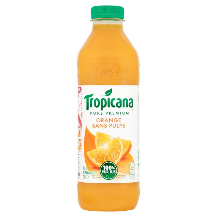 topicana orange sans pulpe