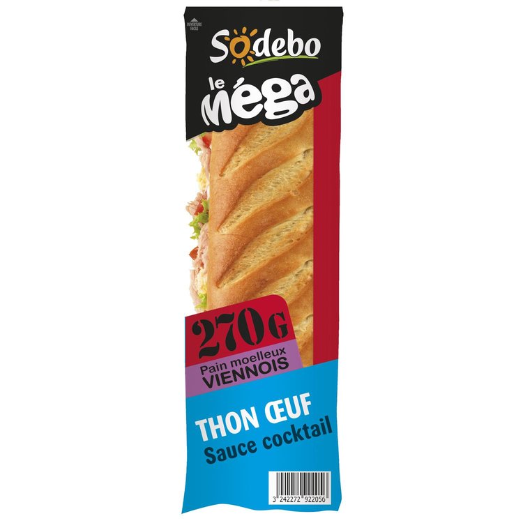  Sandwich thon œuf sauce cocktail Sodebo