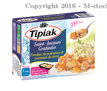 Tipiak Saint-Jacques Gratinées
