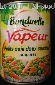 Bonduelle Vapeur Petits Pois Doux & Carottes Préparés