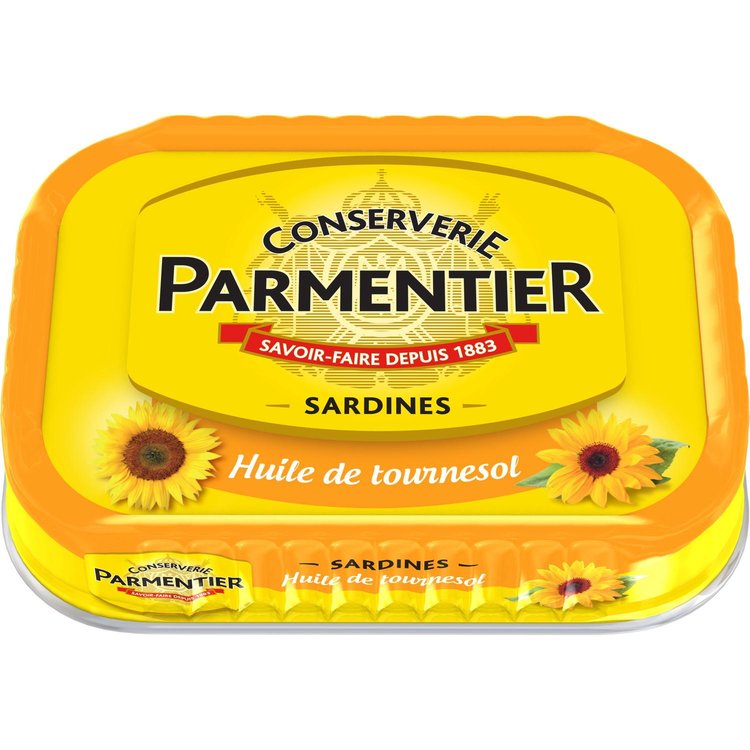  Sardines à l'huile de tournesol Parmentie