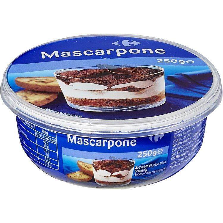 Mascarpone triple crème Carrefour