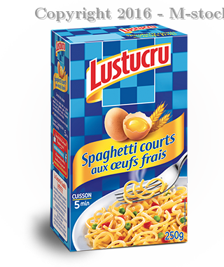 Lustucru Spaghetti Courts aux Oeufs Frais