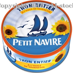 Petit Navire Thon Entier à l'Huile de Tournesol