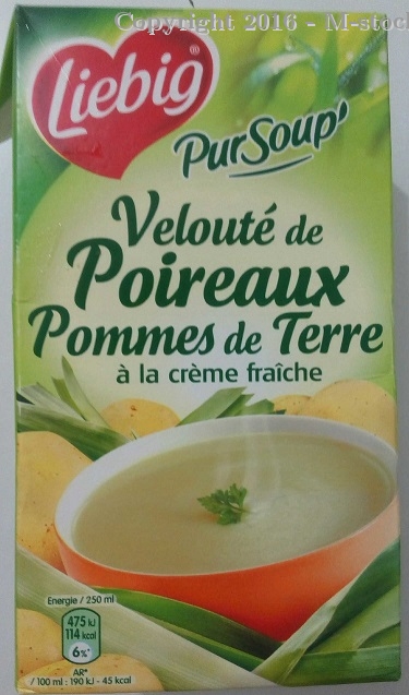 Liebig PurSoup' Velouté de Poireaux Pommes de Terre à la Crème Fraîche