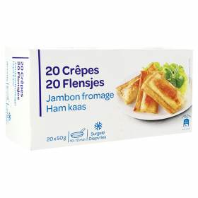 20 Crêpes Jambon Fromage