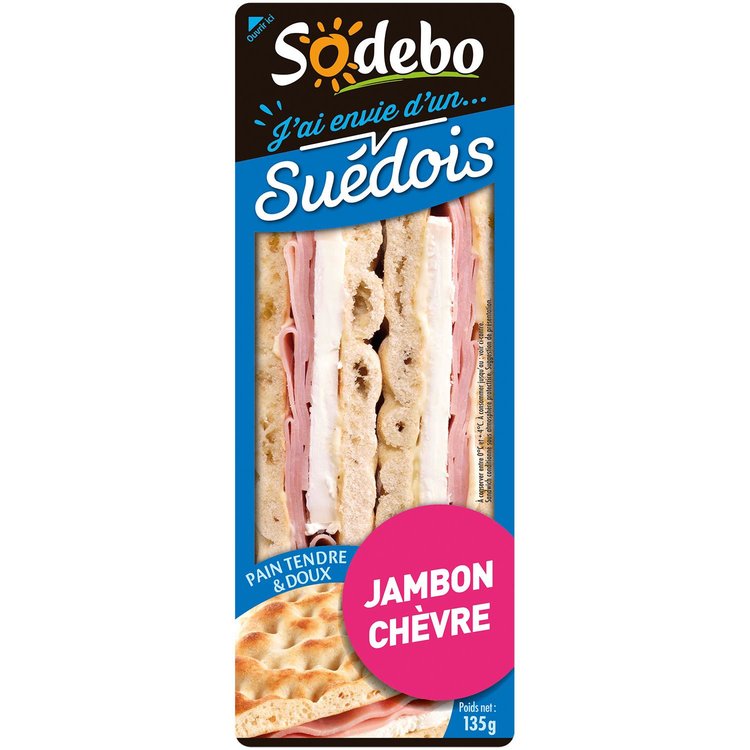 Sodebo Suédois Jambon Chèvre