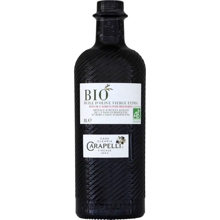 Huile bio d'olive Carapelli la bouteille de 1 l